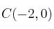 C(-2,0)