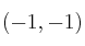 (-1,-1)