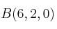 B(6,2,0) B(6,2,0)