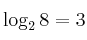 \log_{2} 8 = 3