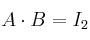 A \cdot B = I_2