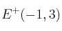 E^+(-1,3)