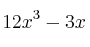 12x^3-3x