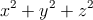 x^2+y^2+z^2