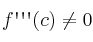 f\textsc{\char13} \textsc{\char13} \textsc{\char13}(c) \neq 0