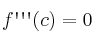 f\textsc{\char13} \textsc{\char13} \textsc{\char13}(c) = 0